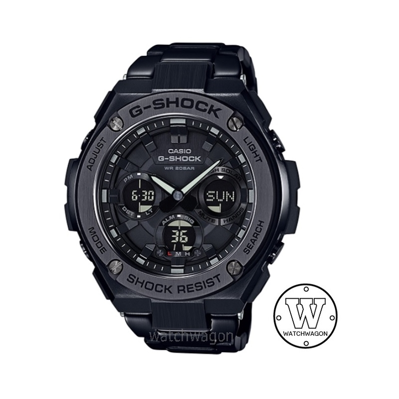 Casio G Shock G Steel GST S110BD 1B Watchwagon