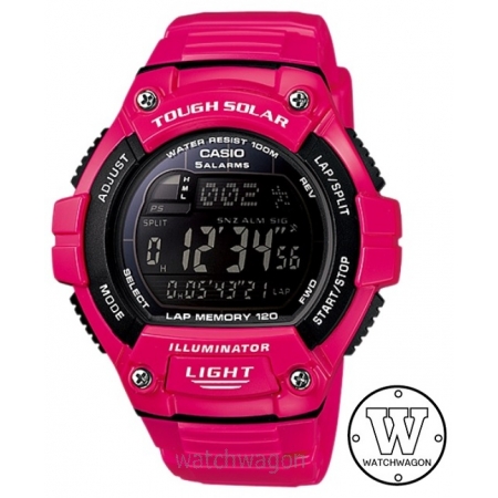 Casio Tough Solar Digital Sports W S220C 4B Watchwagon